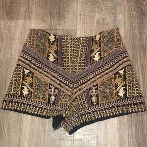 Zara Embroidered Shorts